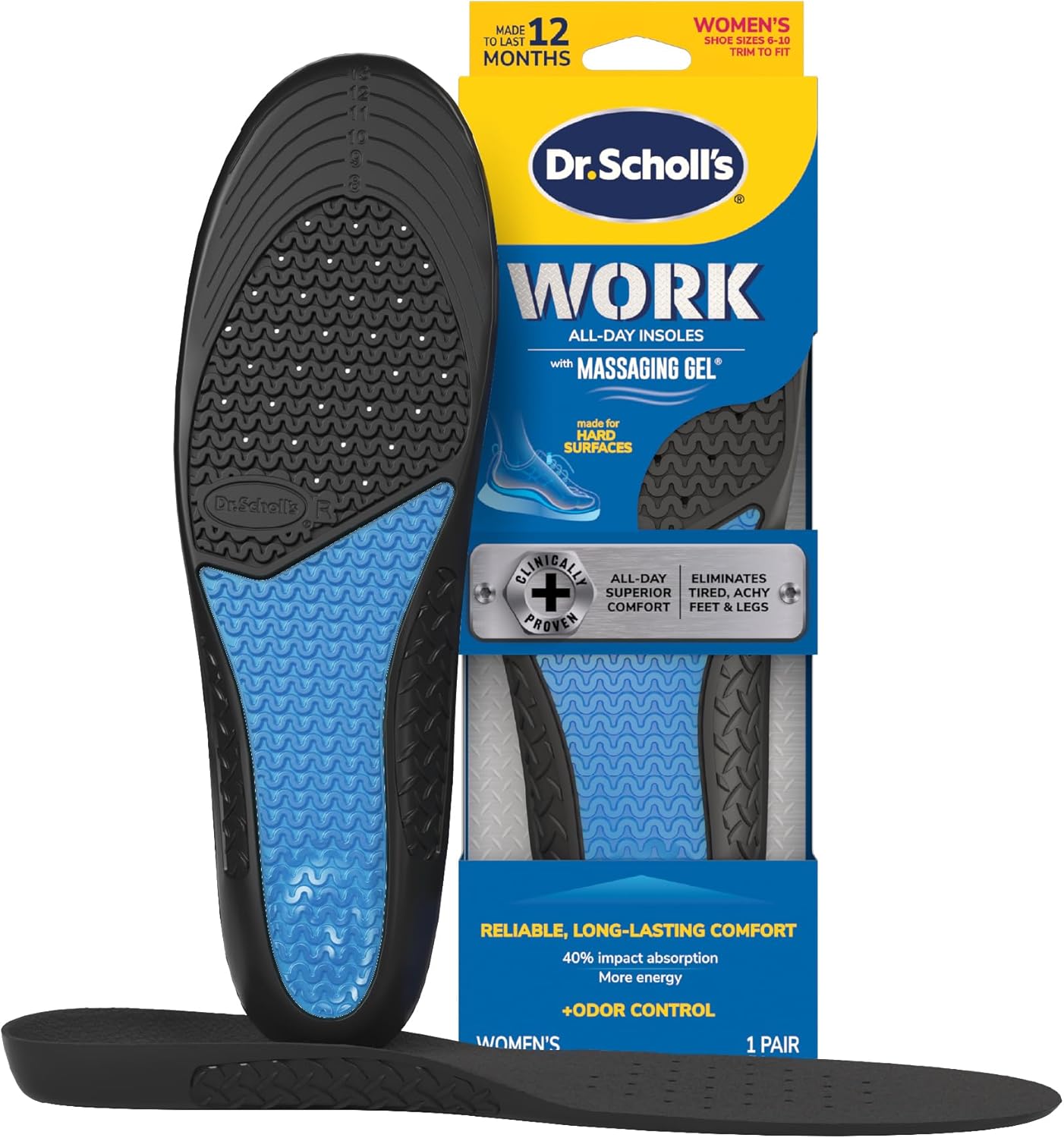 Dr. Scholl's Work All-Day Superior Comfort Insoles (Women's)