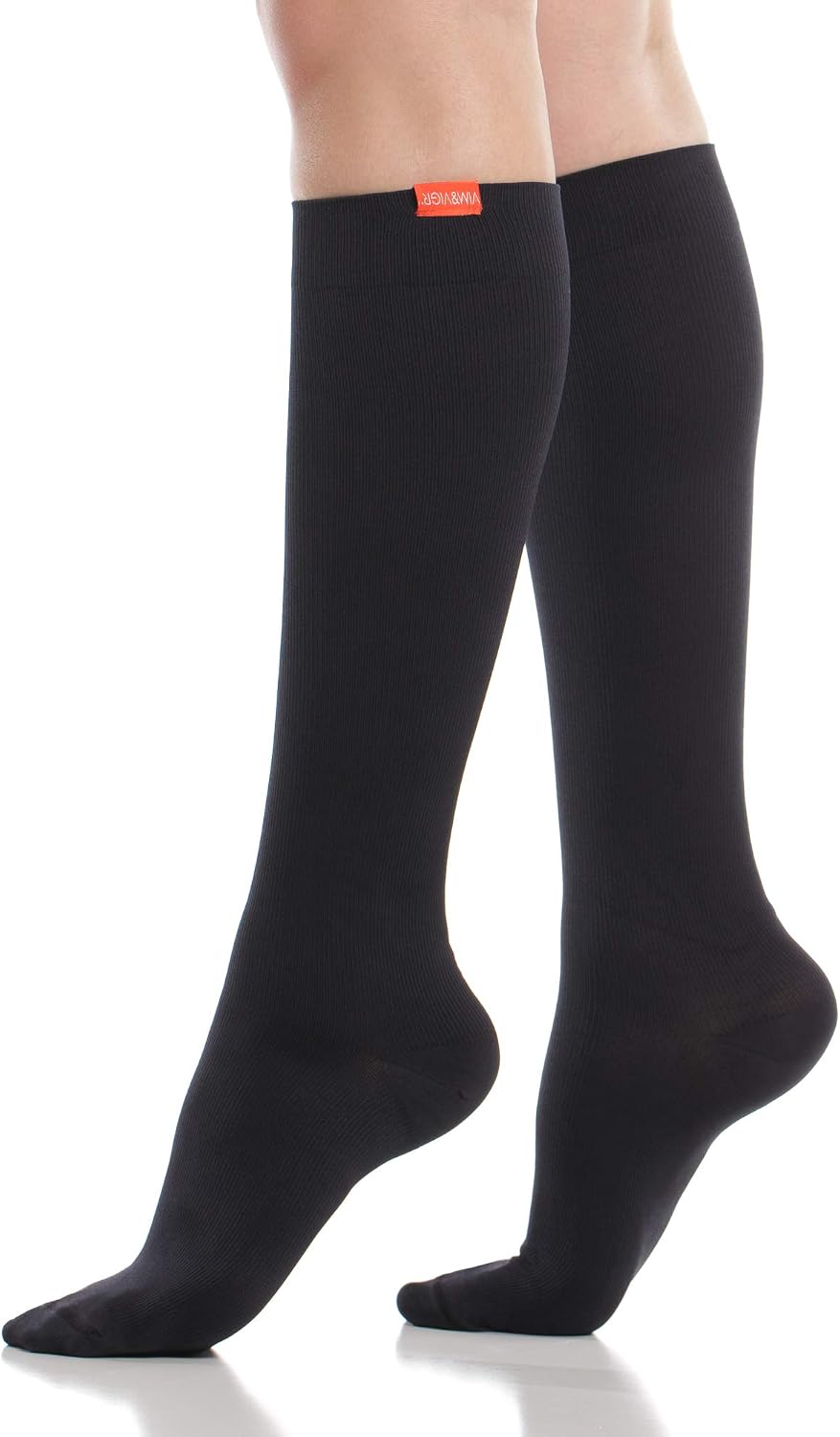 VIM & VIGR 15-20 mmHg Cotton, Wide Calf